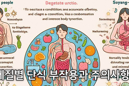 단식 부작용과 주의사항 + 체질별 단식과 단식하면 안 되는 경우, 금지 음식