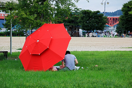서로 다른 휴식 (선유도공원. 2012.08.19.일)