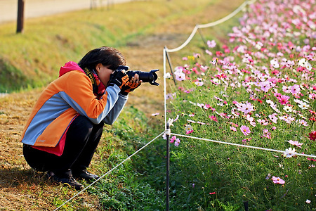 사진가들 (구리한강시민공원. 2011.10.08.토)