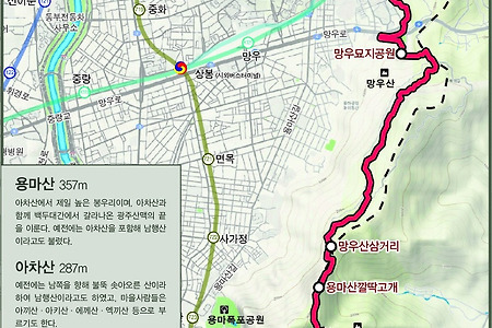 서울둘레길 2코스---화랑대.용마.아차산