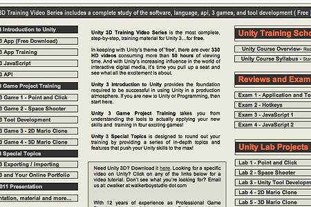 Unity 3D 튜토리얼(Tutorials) - 무료강의 및 유니티 트레이닝