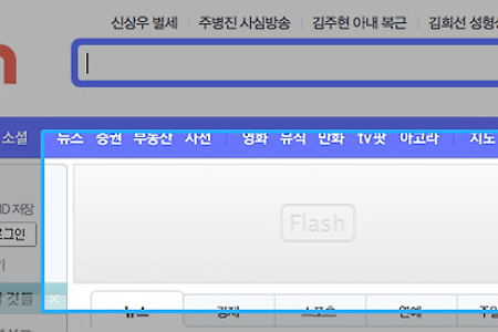 맥(Mac) Safari Flash Player 선택에 따라서 재생