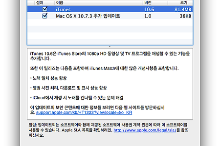 아이튠즈, iTunes 10.6 새로운 업데이트 내용