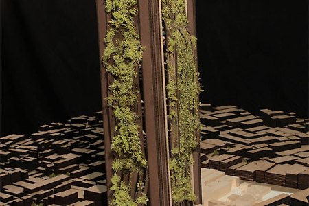 초고층 녹색묘지 Moksha Tower
