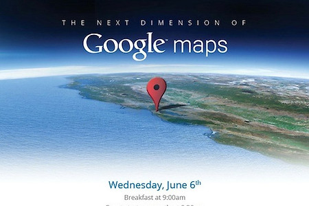 새로운 구글 3D 맵(New 3D Google Maps), 애플보다 구글 3D 맵 5일 앞서 발표