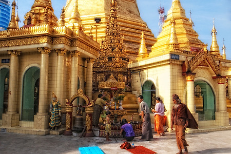 [GRD3] 미얀마 양곤의 Sule Pagoda