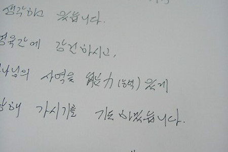 사람을 끄는 매력(뉴모닝차량을 판매하며)