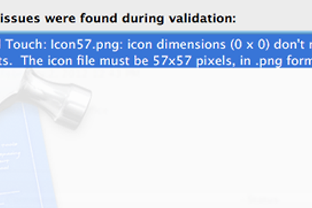 아이폰 앱 바이너리 제출 icon dimensions 에러 (-19014)