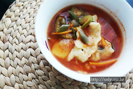 수제비만드는법, 반죽을 쫄깃하게 맛있게~
