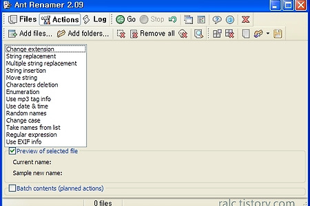 폴더명 일괄변경 지원 Ant Renamer v2.09.1