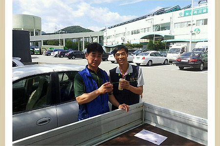 <대전에서 방문해 주신 고객님-뉴라보영업용차량을 매입하며><고객님을 감동시키는 것은 작은 섬김에서부터시작된다><작은캔커피의 감동스토리>