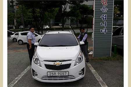 <스파크차량을 매입하며-대전에서 방문해 주신 고객님><스파크차량과 올뉴모닝차량을 비교하며><스파크 경차 차량의 혜택>