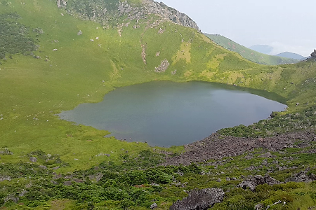 한라산 백록담에서, 하모니카연주, 제주도한라산, 백록담,