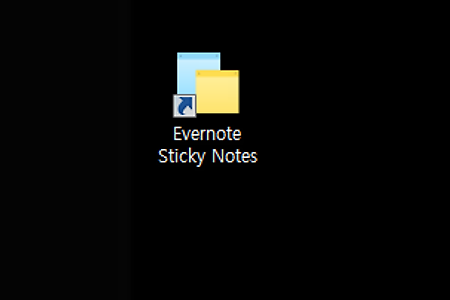 (무료) 에버노트와 연동되는 윈도우 PC용 포스트잇 프로그램 Evernote Sticky Notes