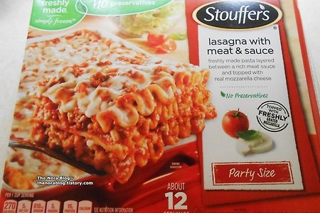 Stouffer's Lasagna with Meat & Sauce 라자냐