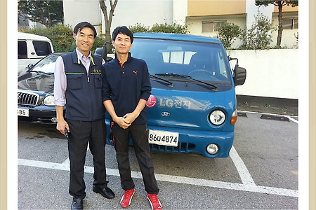 <대전에서 방문해 주신 고객님-뉴포터더블캡LPG 수동차량을 매입하며><중고차영업은 즐겁다>