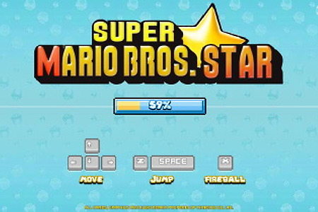 슈퍼마리오 브로스 스타 게임하기