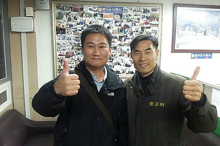 [인천에서 방문해 주신 고객님-뉴베르나수동차량을 수출로 보냄][베르나수동][중고차수출]