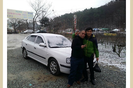 [대전중고차딜러추천][대전수통골에서 방문해 주신 고객님-아반떼XD스포츠차량을 매입하며][수통골 금수봉가든][눈내리는 중고차]