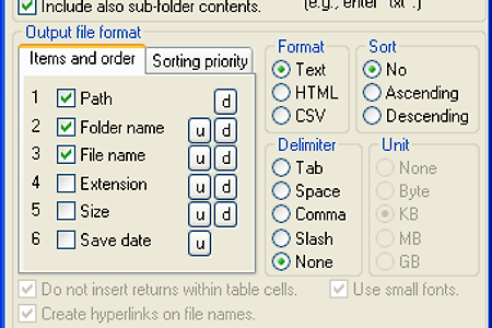 파일목록 작성 LS - File List Generator