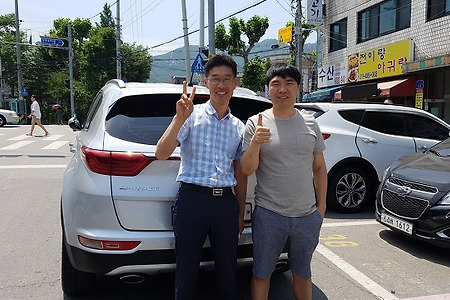 서울중고차, 스포티지4세대차량판매, 서울에서 방문해 주신 고객님, 차량탁송, 중고차탁송,