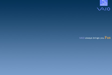 SONY VAIO 5주년 기념 배경화면