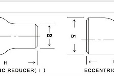 배관부속자재 레듀샤(REDUCER) 규격표 JIS/KS/ANSI 치수 상세규격집