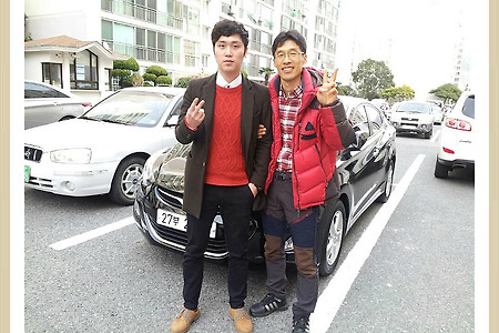 [전남 여수에서 방문해주신 고객님-아반떼MD차량을 판매하며,중고차알선위탁판매,고객님과의 신뢰관계,