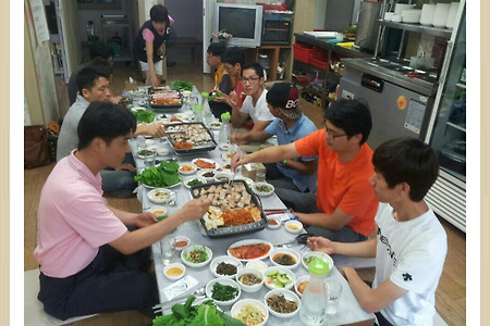 [즐거운자동차 회식, 다만나식당, 눈꽃시 회식,