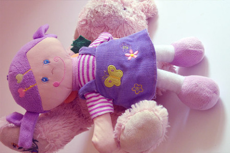 어린이 장난감 여자 귀여운 인형 헝겊 인형 유아 장난감 소녀 인형 보라색 천사 수호천사 - 무료이미지