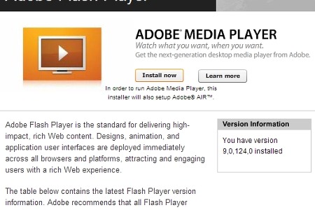 익스플로러 '응답없음' 문제 (Adobe Flash Player 10 삭제)