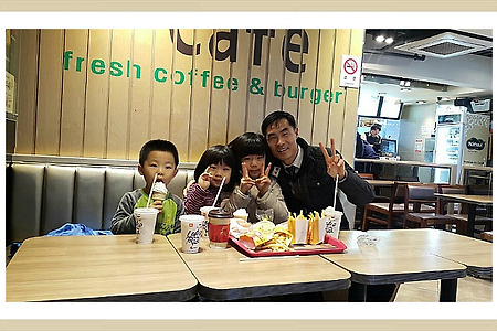 설명절, 새해복많이 받으세요, 한남대학교롯데리아점방문,