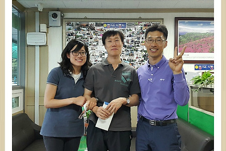 [대전중고차딜러추천][한국원자력연구소중고차고객님내외분][중고차신뢰][아반떼HD차량판매]