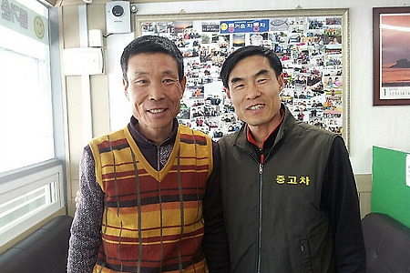 [대전에서 방문해 주신 고객님-봉고3 내장탑차 차량을판매하며,영업용차량넘버, 눈내리는 날의 아름다운 동행, 아름다운만남,중고차겨울매장풍경,