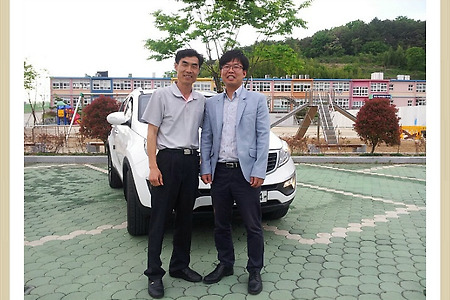 [경남 진주에서 방문해 주신 박선생님-스포티지R차량을 판매하며, 진주 내동초등학교, 진주촉석루, 진주중고차탁송배달, 스포티지R연비최강,대전중고차,믿을수있는 중고차추천딜러,