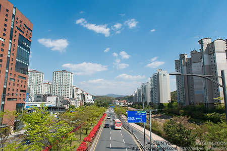 하늘 좋던 날 집 근처