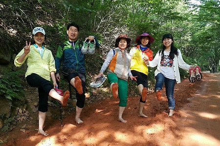 아낌없이주는나무, 장동휴양림, 산행, 진정한행복, 계족산황톳길