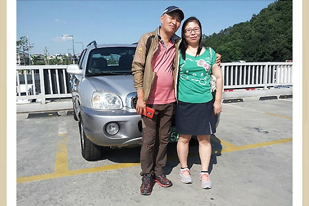 [대전에서 방문해 주신 고객님-싼타페 골드차량을 판매하며, 대전중고차,중고차딜러추천,믿을수있는 중고차,월평동중고차,싼타페골드,대전오토월드중고차,오랜친구의 우정,