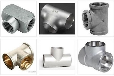 배관부속자재 배관티(TEE) 규격표 JIS/KS/ANSI 치수 상세규격집