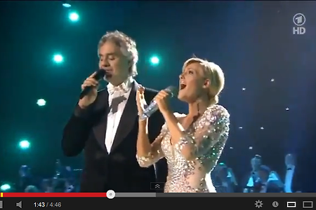 <안드레아 보첼리와 헬렌피셔의 "기도 Live" ><Helene Fischer - The Prayer with Andrea Bocell
