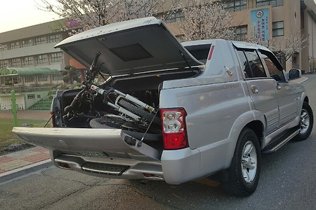 금산중고차, 무쏘스포츠4륜하드탑, 중고차차량탁송, 슈퍼렉스톤, 하이킹