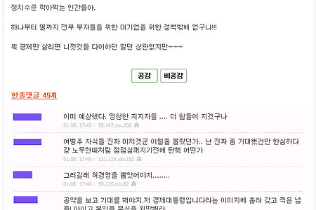 댓글에 대한 생각