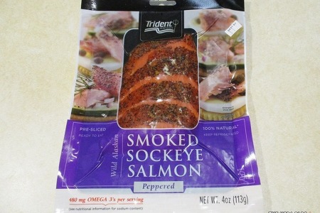 짭조름 & 고급진 후추맛의 훈제 연어 Trident Smoked Sockeye Salmon Peppered