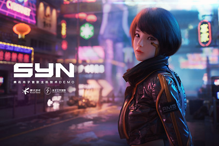 텐센트 게임즈, 사이버펑크풍 오픈 월드 슈팅 게임 테크 데모 'SYN' 공개