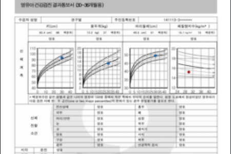 영유아건강검진 결과 인터넷 출력하는 방법