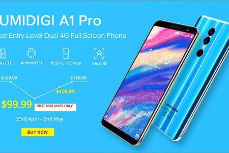 우미디지 A1프로 99.99달러 할인정보, 가격은 보급형 성능은 플래그쉽 (UMIDIGI A1 PRO)
