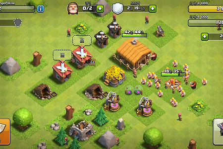 클래시 오브 클랜(Clash of Clan) 이야기 - 마을회관 1~4레벨