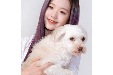 아이즈원, 개와 함께