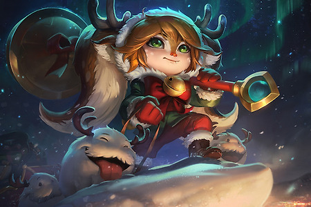 LOL:: 롤 눈꽃 사슴 뽀삐 스킨! (Snow Fawn Poppy/1350RP)