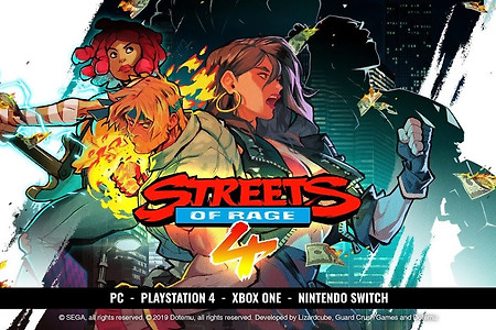 2D 액션 게임 베어너클 4 (Street of Rage 4) 2020년 출시 예정